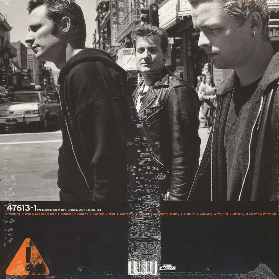 Green Day - Warning Orange Vinyl Edition