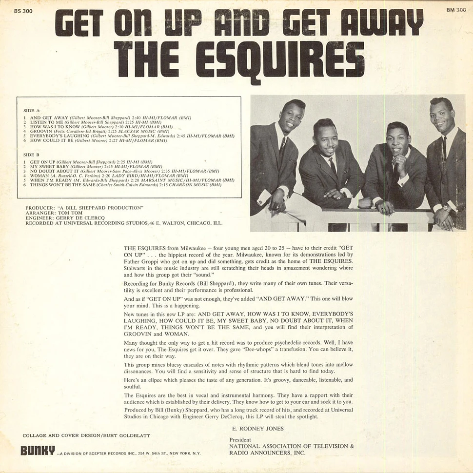 The Esquires - Get On Up And Get Away