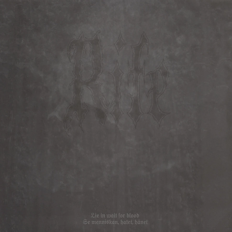 Rite - Lie In Wait For Blood / Se Menniskan Limited Edition