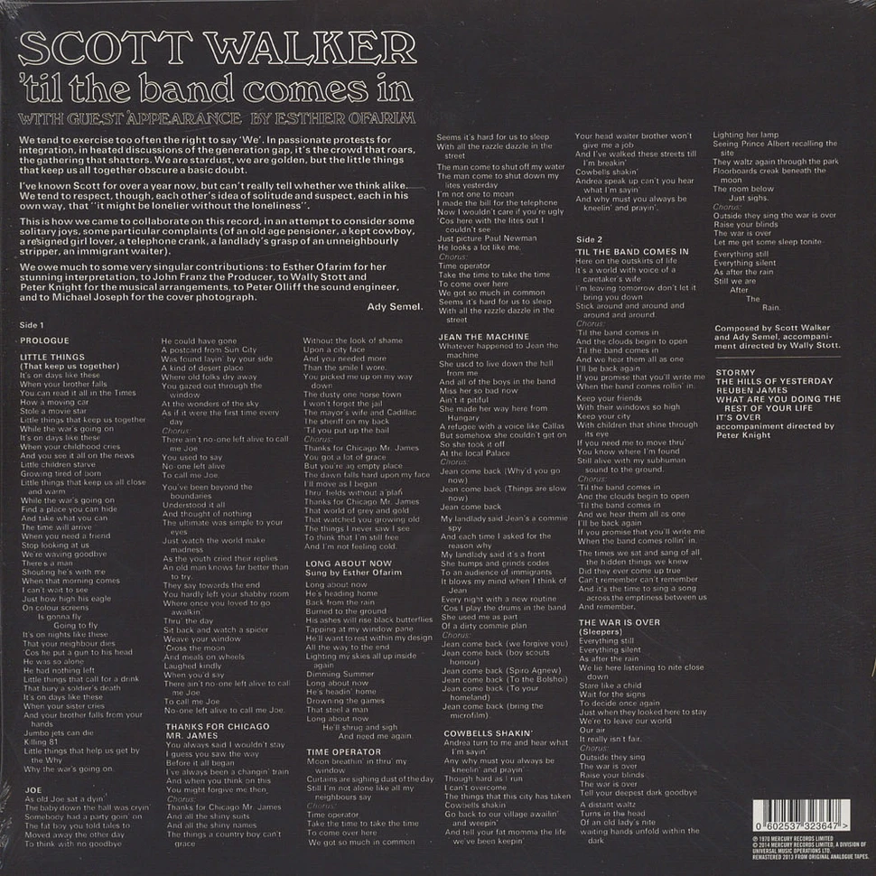 Scott Walker - Til The Band Comes In