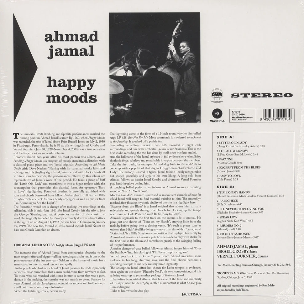 Ahmad Jamal - Happy Moods