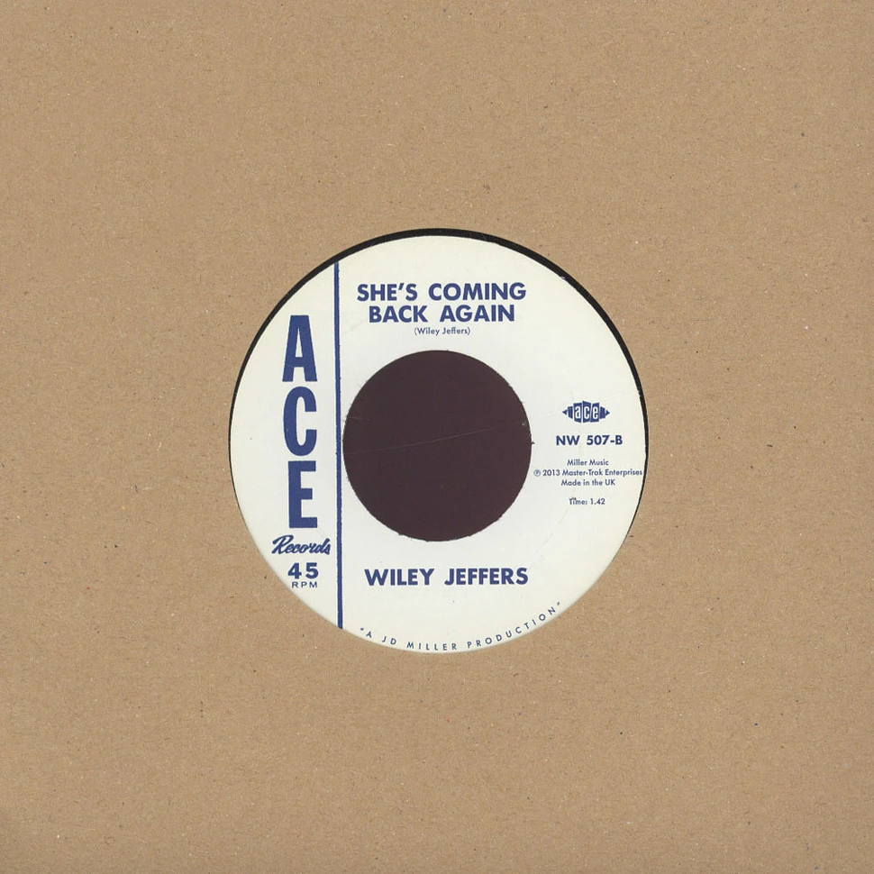 Tommy Todd / Wiley Jeffers - Tag Along / She's Coming Back Again