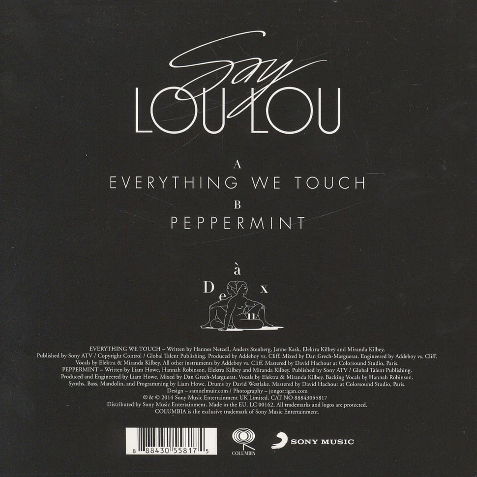 Say Lou Lou - Wverything We Touch