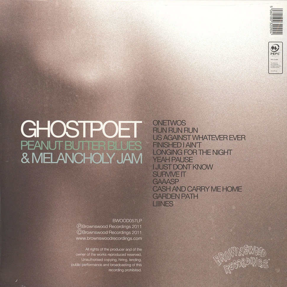 Ghostpoet - Peanut Butter Blues & Melancholy Jam