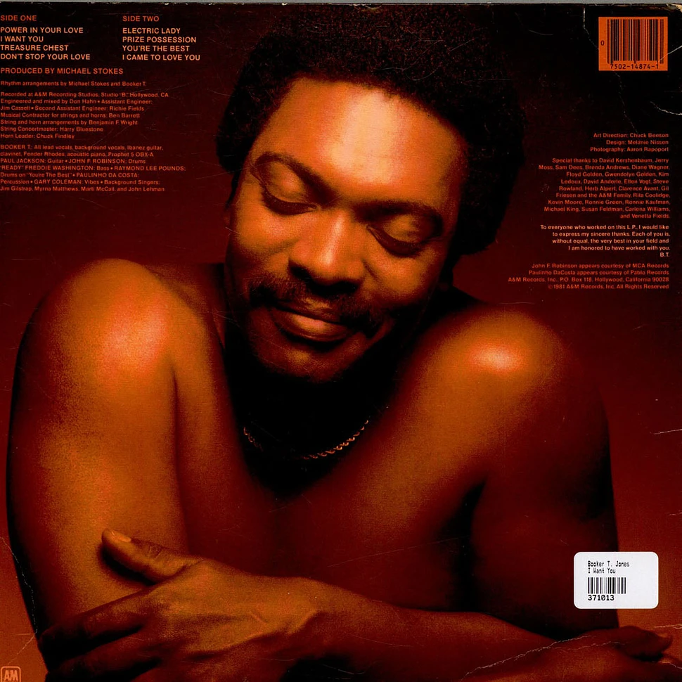 Booker T. Jones - I Want You