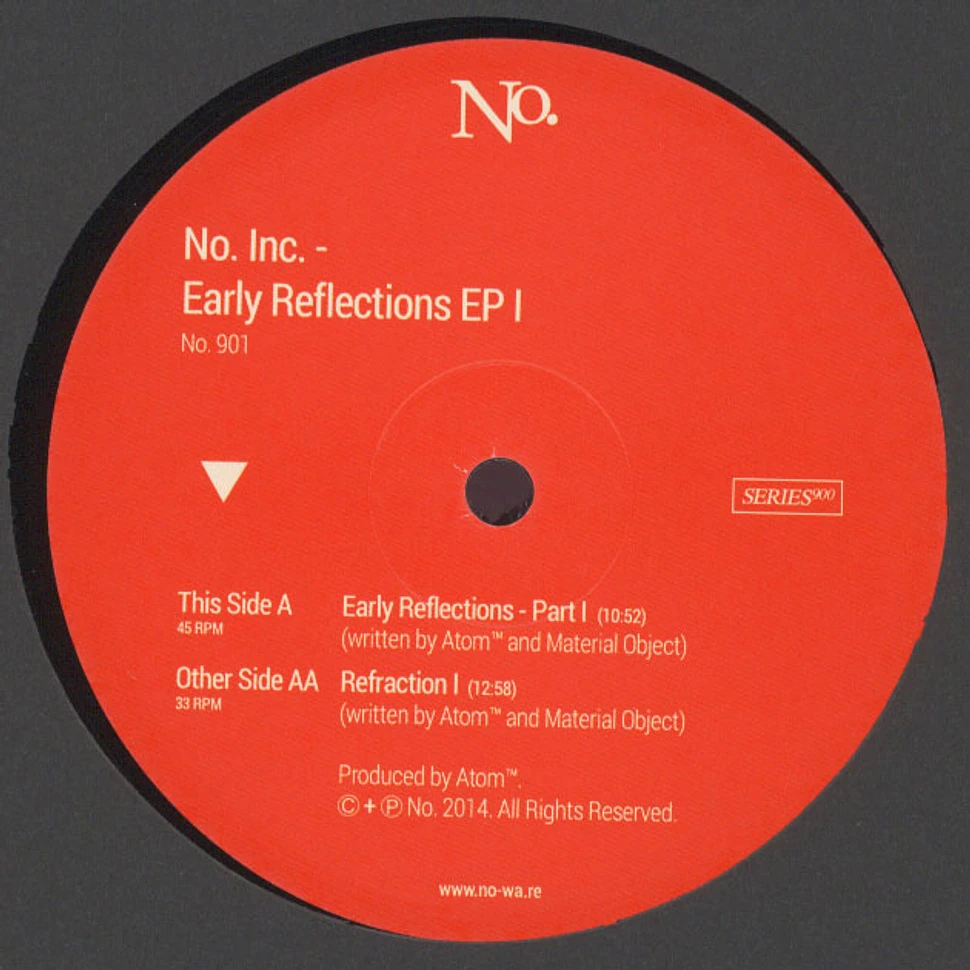 No. Inc. (Atom TM & Material Object) - Early Reflections
