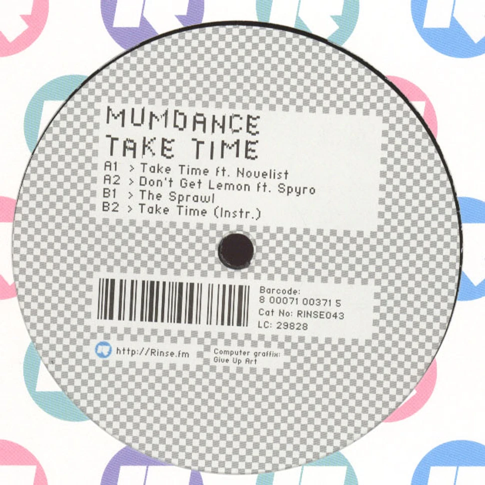 Mumdance - Take Time EP