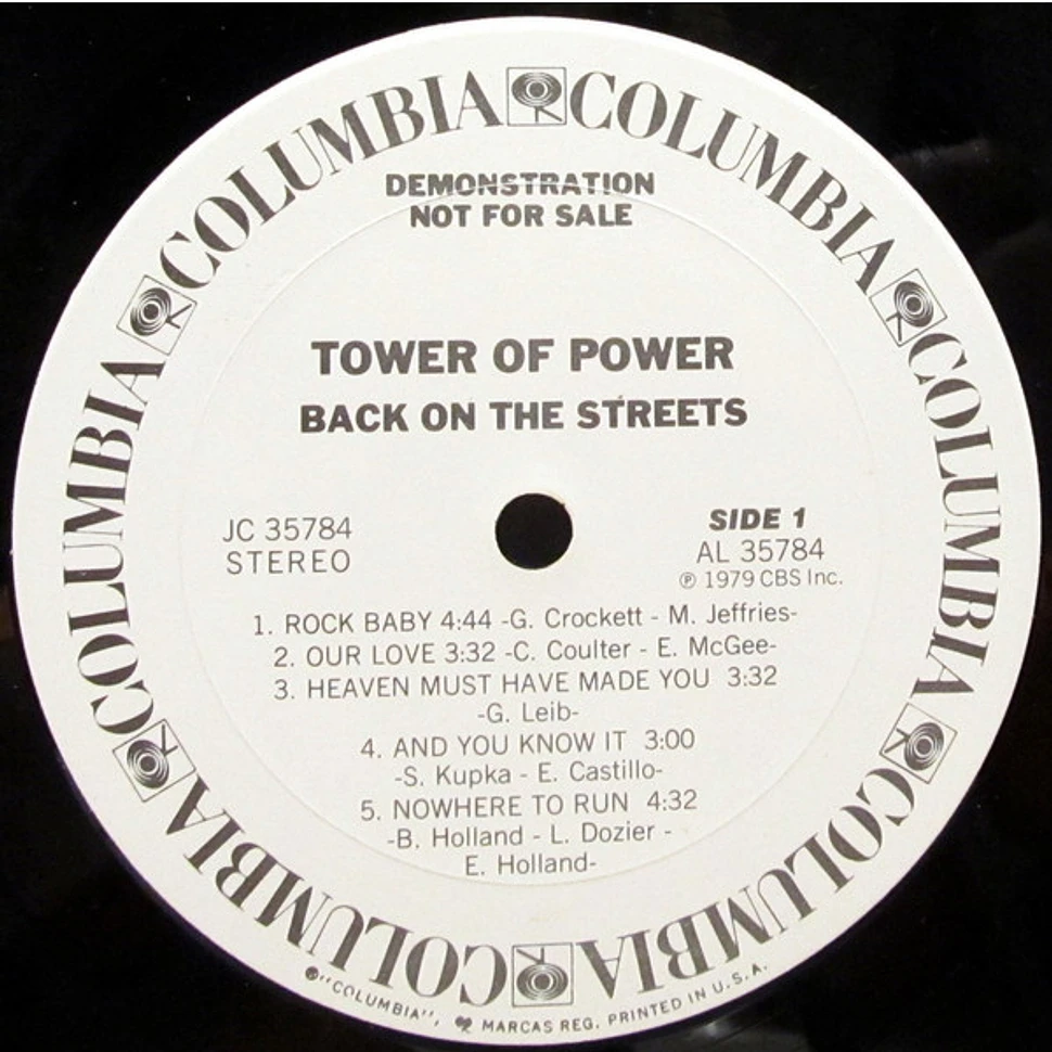 Tower Of Power - Back On The Streets
