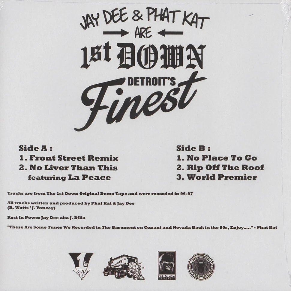 1st Down (J Dilla & Phat Kat) - Detroits Finest EP