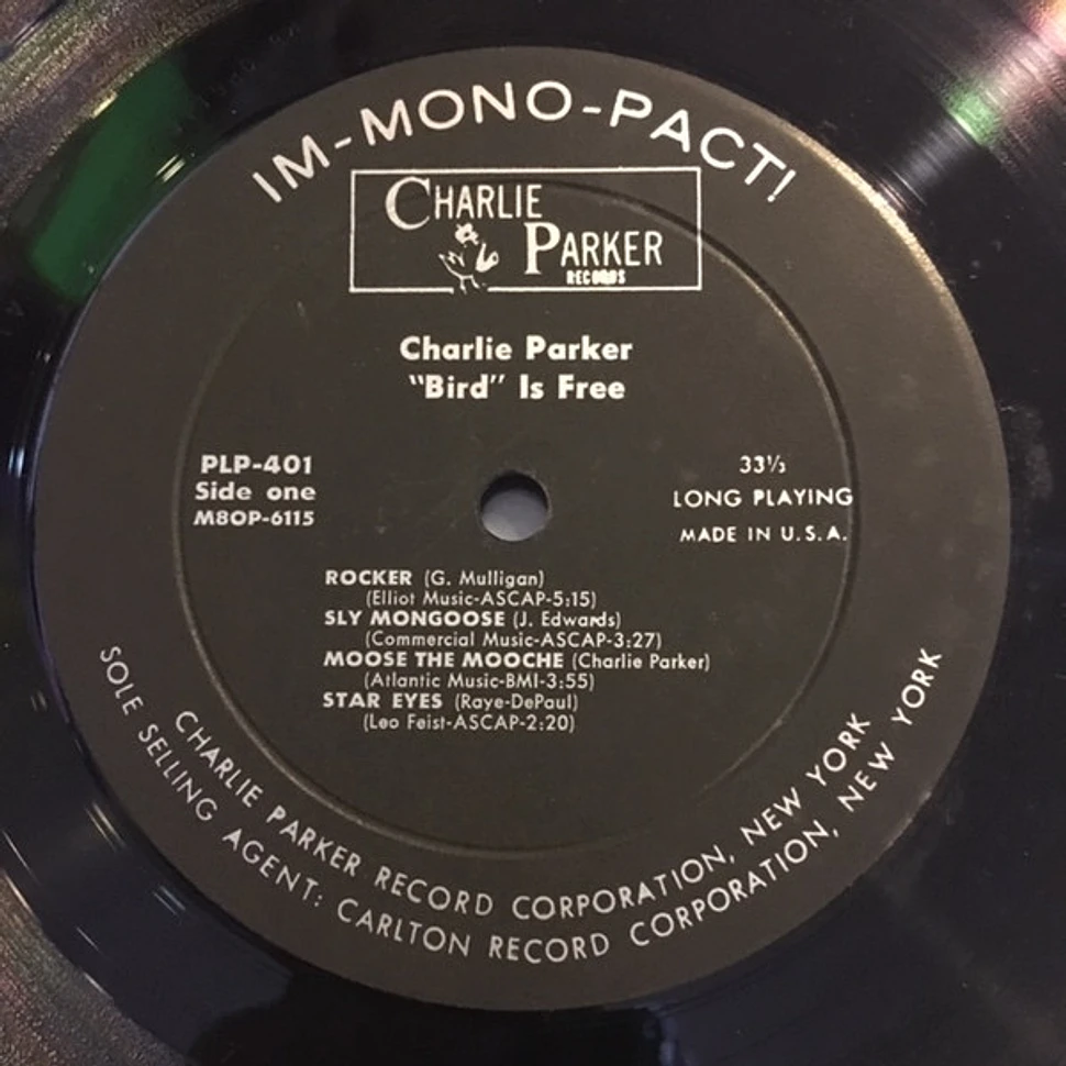 Charlie Parker - "Bird" Is Free