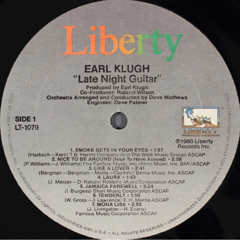 Earl Klugh - Late Night Guitar