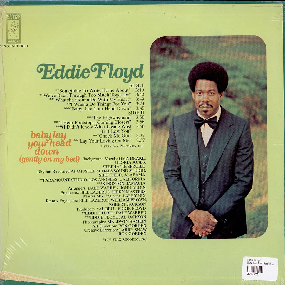 Eddie Floyd - Baby Lay Your Head Down (Gently On My Bed)