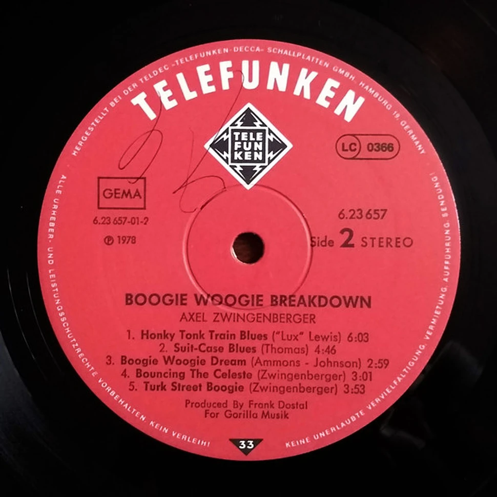 Axel Zwingenberger - Boogie Woogie Breakdown