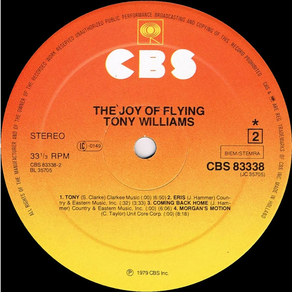 Anthony Williams - The Joy Of Flying