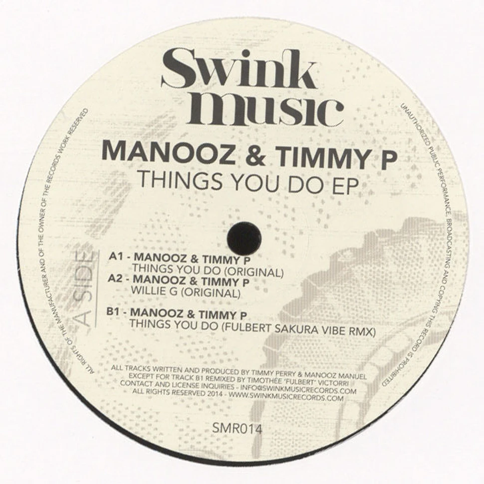 Manooz & Timmy P - Things You Do