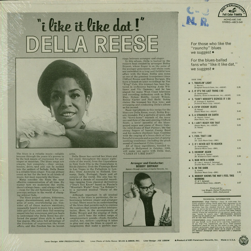 Della Reese - I Like It Like Dat!