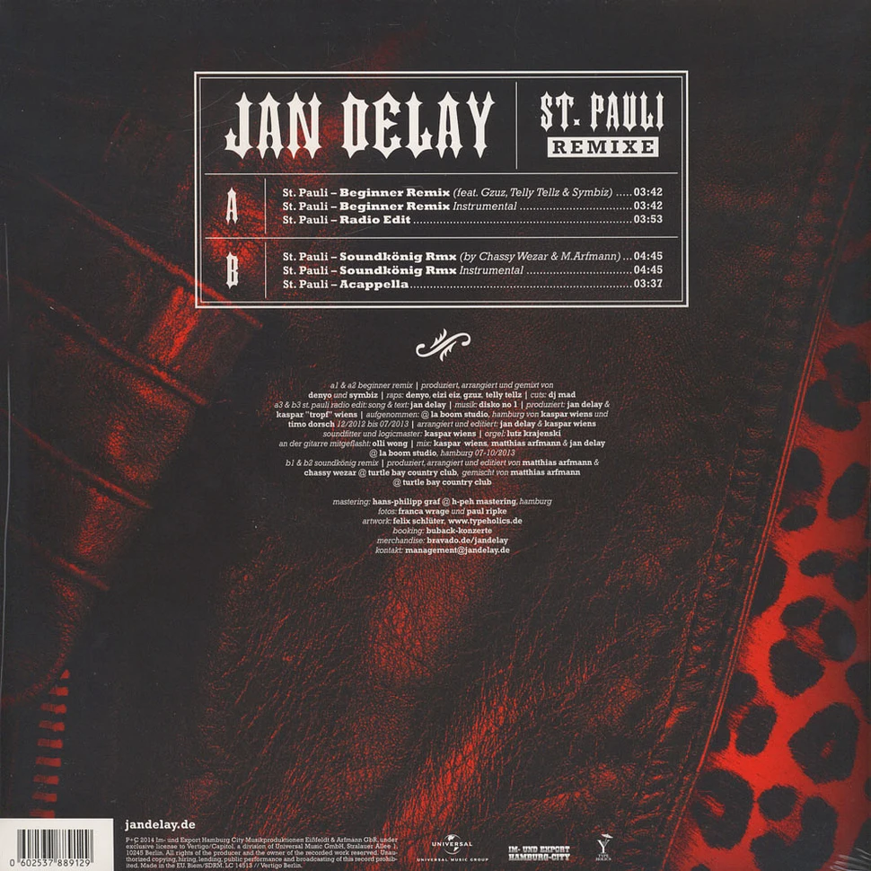 Jan Delay - St. Pauli Remix EP