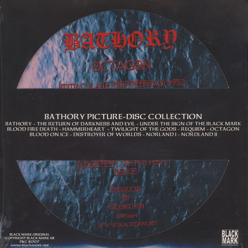 Bathory - Octagon Picture Disc Edition