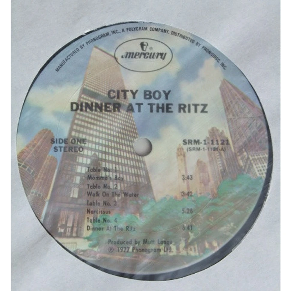 City Boy - Dinner At The Ritz
