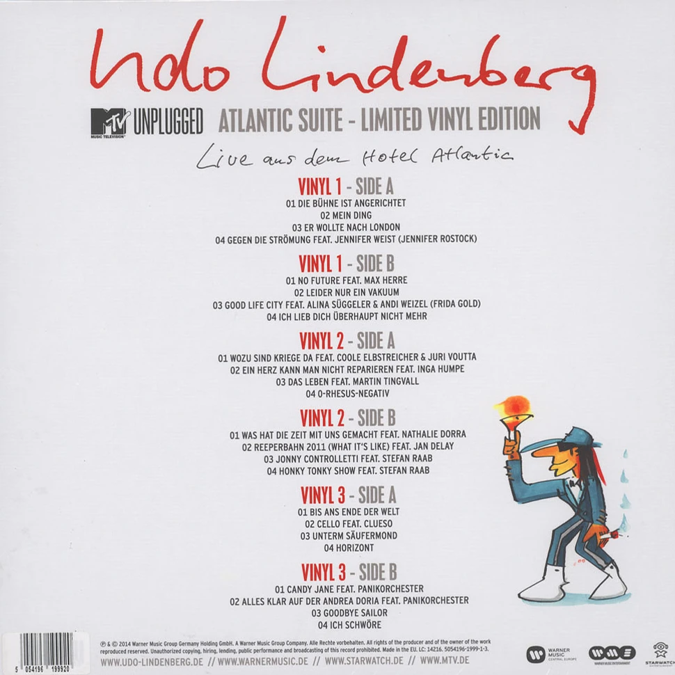 Udo Lindenberg - MTV Unplugged Atlantic Suite Limited Edition incl. T-Shirt