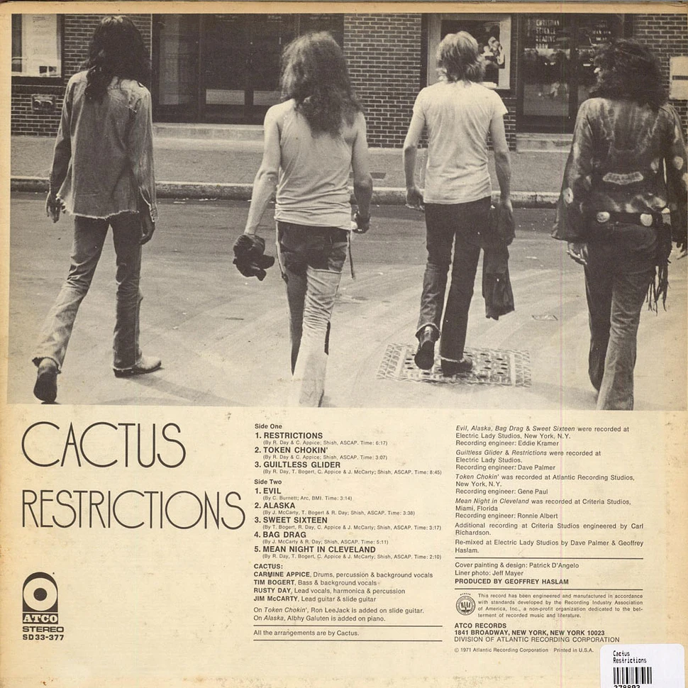 Cactus - Restrictions