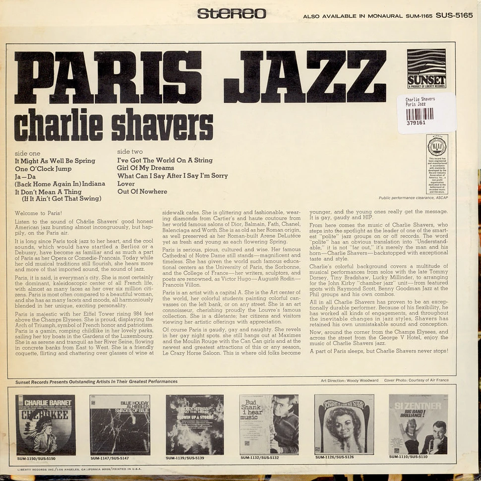 Charlie Shavers - Paris Jazz