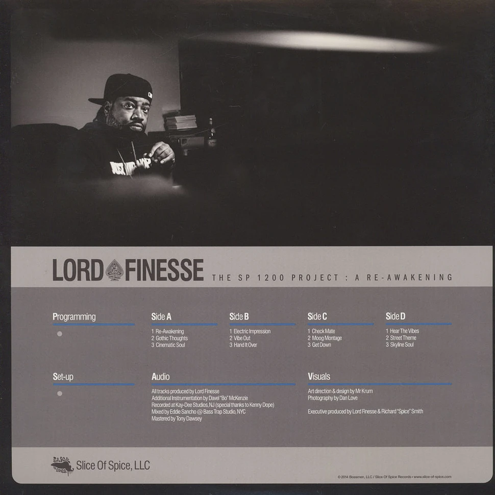 Lord Finesse - The SP1200 Project: A Re-Awakening Black Vinyl Edition