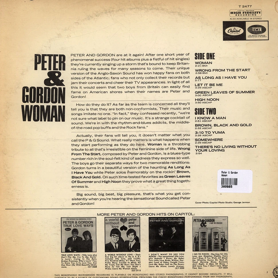 Peter & Gordon - Woman