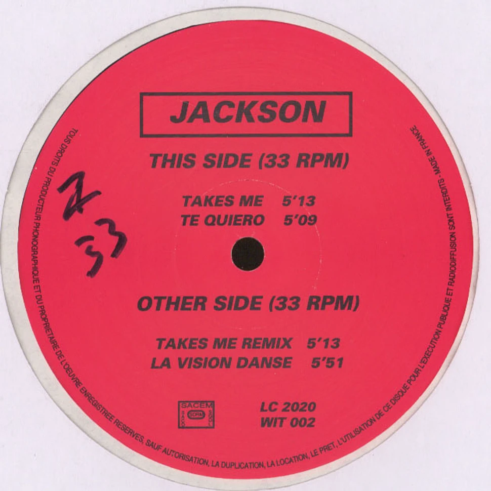 Jackson - Takes Me EP