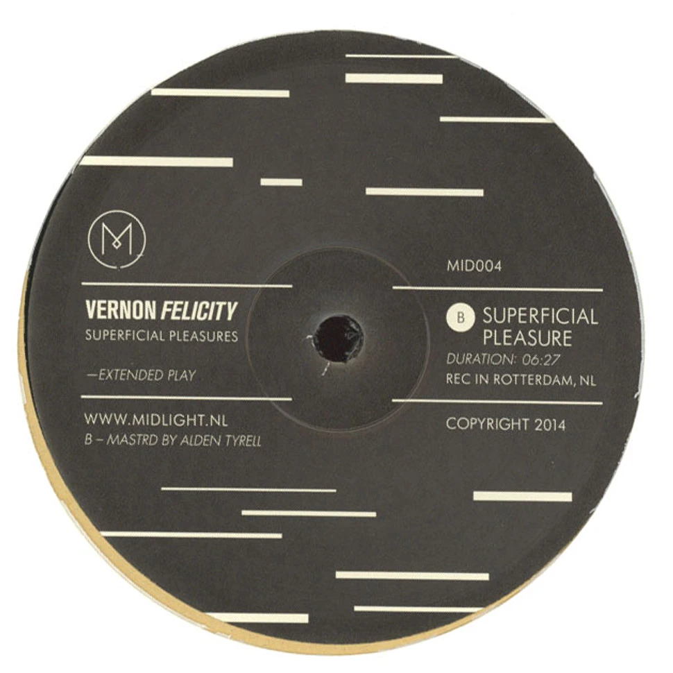 Vernon Felicity (Conforce) - Superficial Pleasures EP