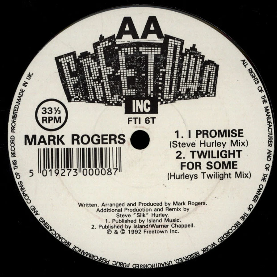 Mark Rogers - I Promise