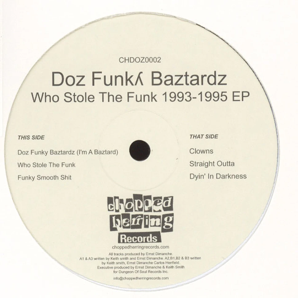 Doz Funky Baztardz - Who Stole The Funk EP