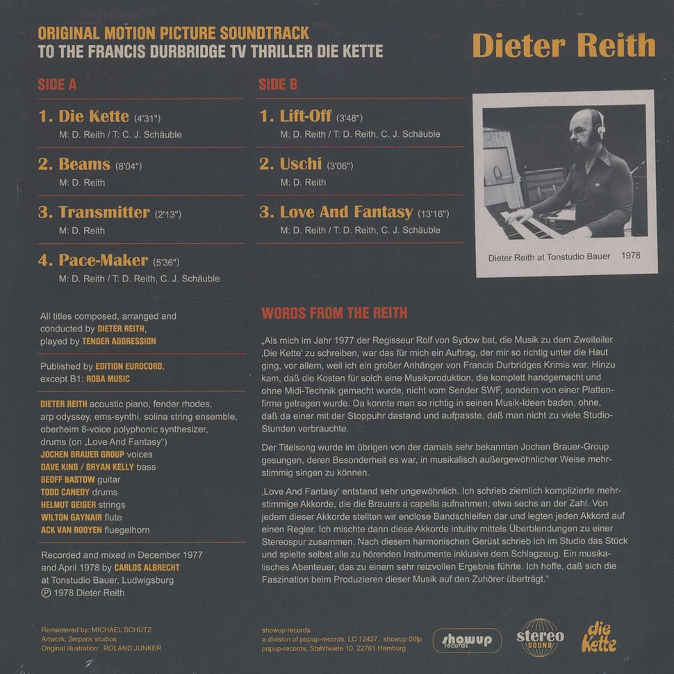 Dieter Reith - OST Die Kette - Die Straßenfeger Der 70er Purple Vinyl Edition