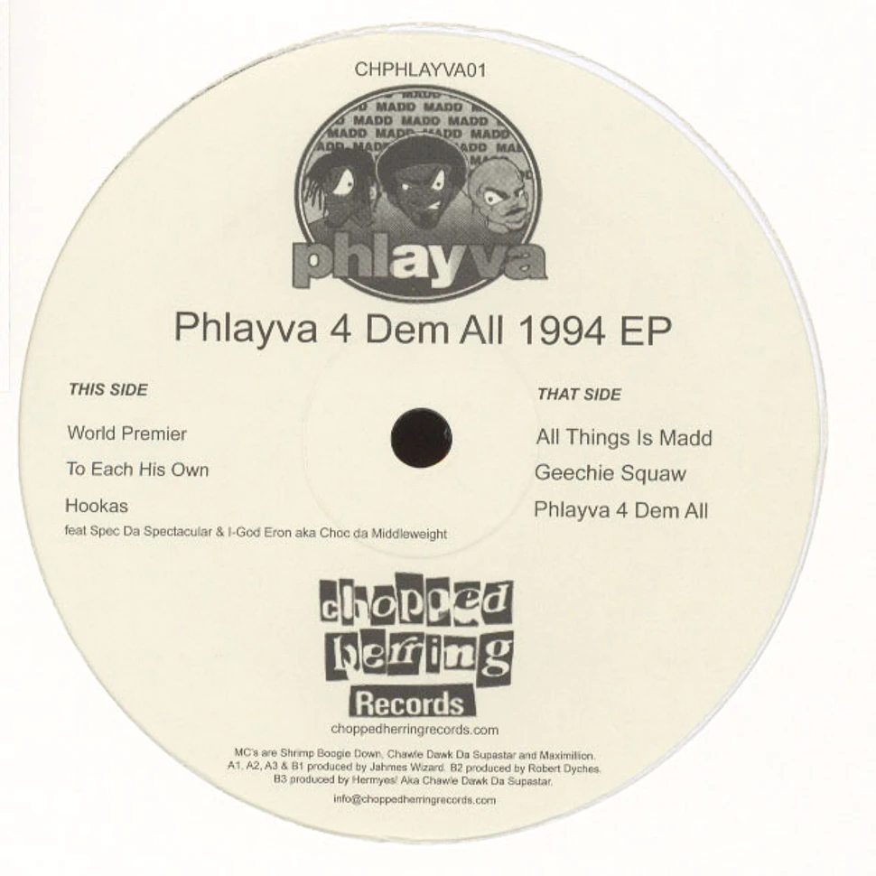 Phlayva - Phlayva 4 Dem All 1994 EP