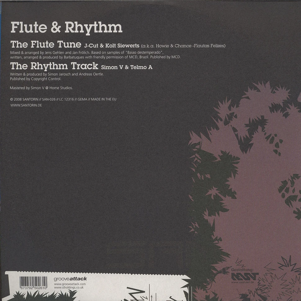J-Cut & Kolt Siewerts / Simon V & Telmo A. - Flute And Rhythm