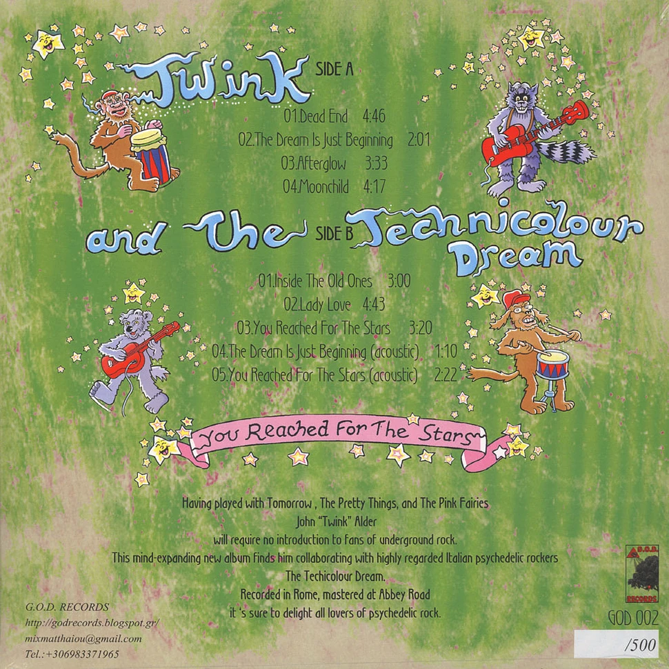 Twink & The Technicolour Dream - You've Reached For The Stars Box Set