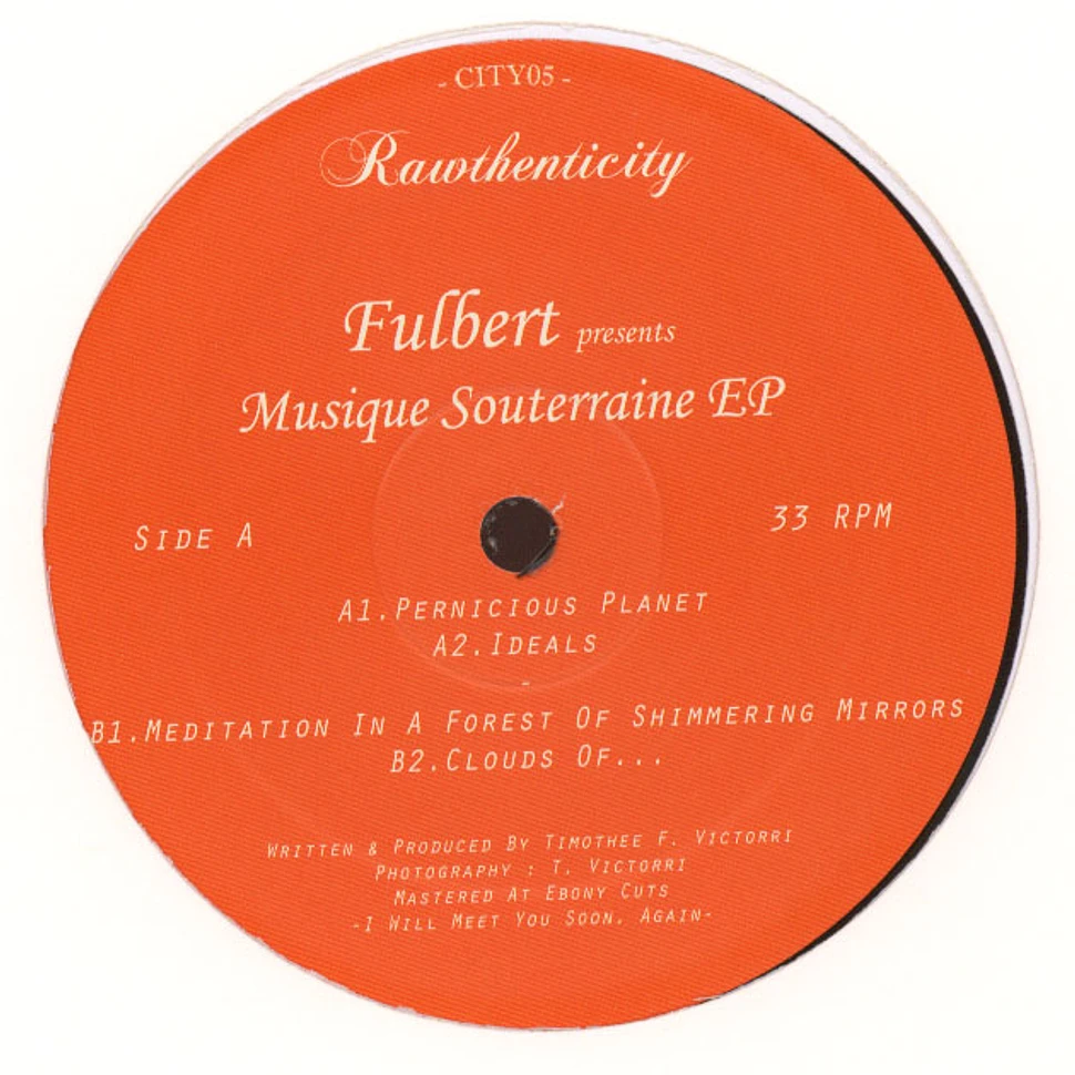 Fulbert - Musique Souterraine EP