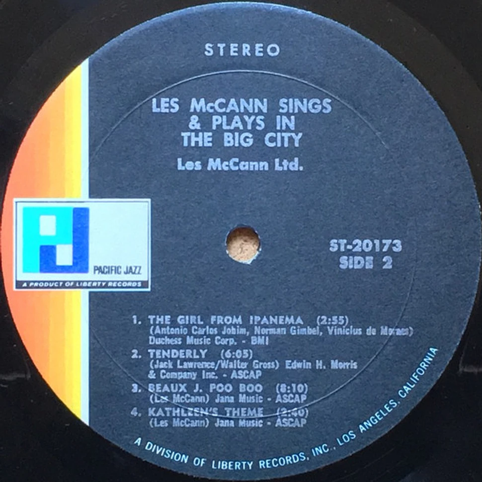 Les McCann Ltd. - New From The Big City