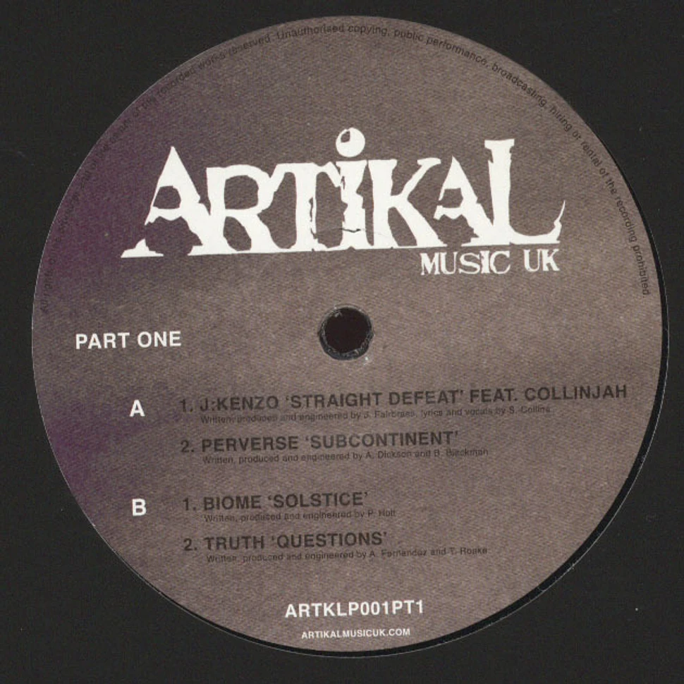 V.A. - Artikal: The Compilation Vinyl Sampler 1