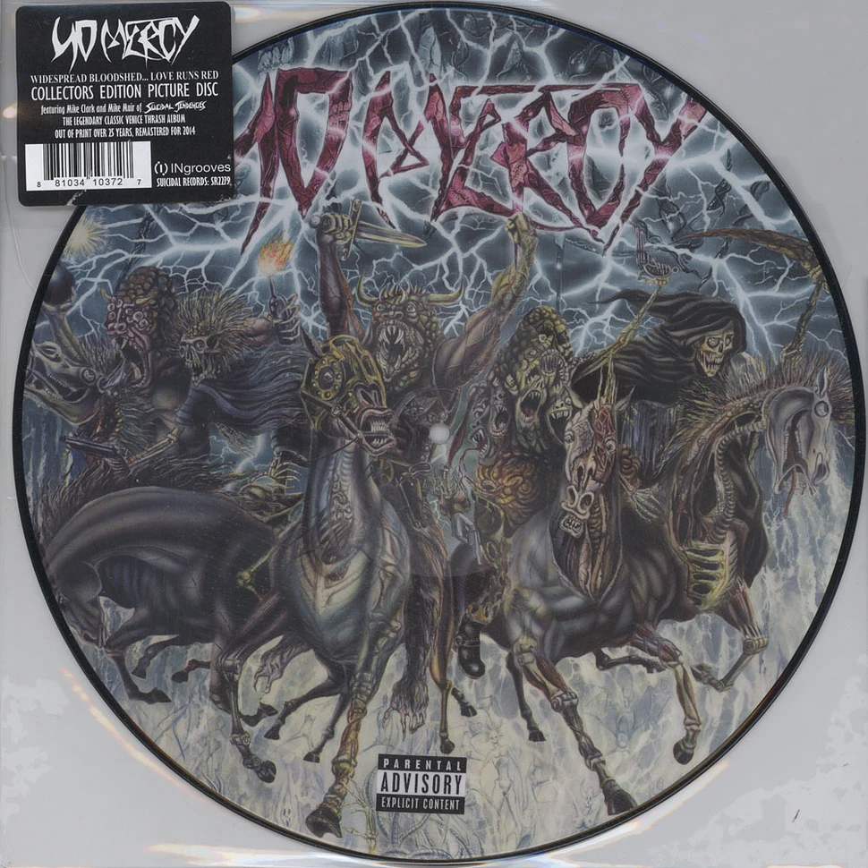 No Mercy - Widespread Bloodshed … Love Runs Red Picture Disc Edition