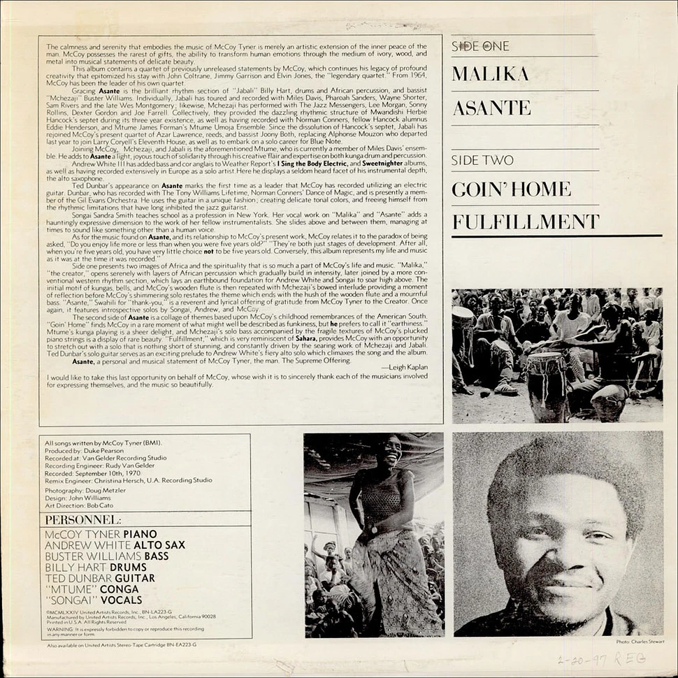 McCoy Tyner - Asante