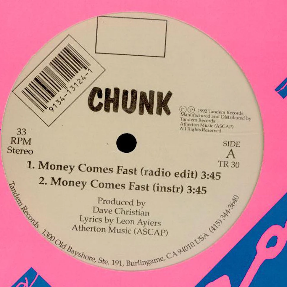 Chunk - Money Comes Fast / Dying Black Race