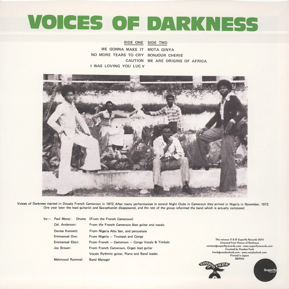 Voices Of Darkness - Voices Of Darkness