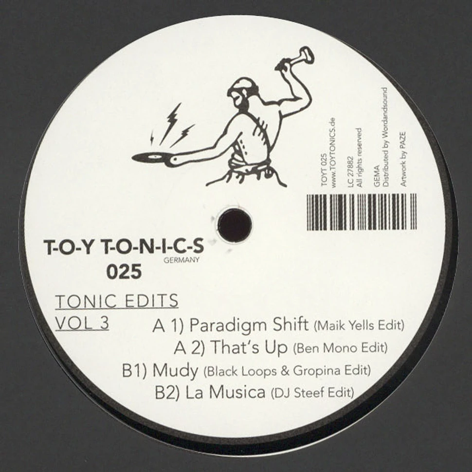 Toy Tonics DJs - Tonic Edits Volume 3