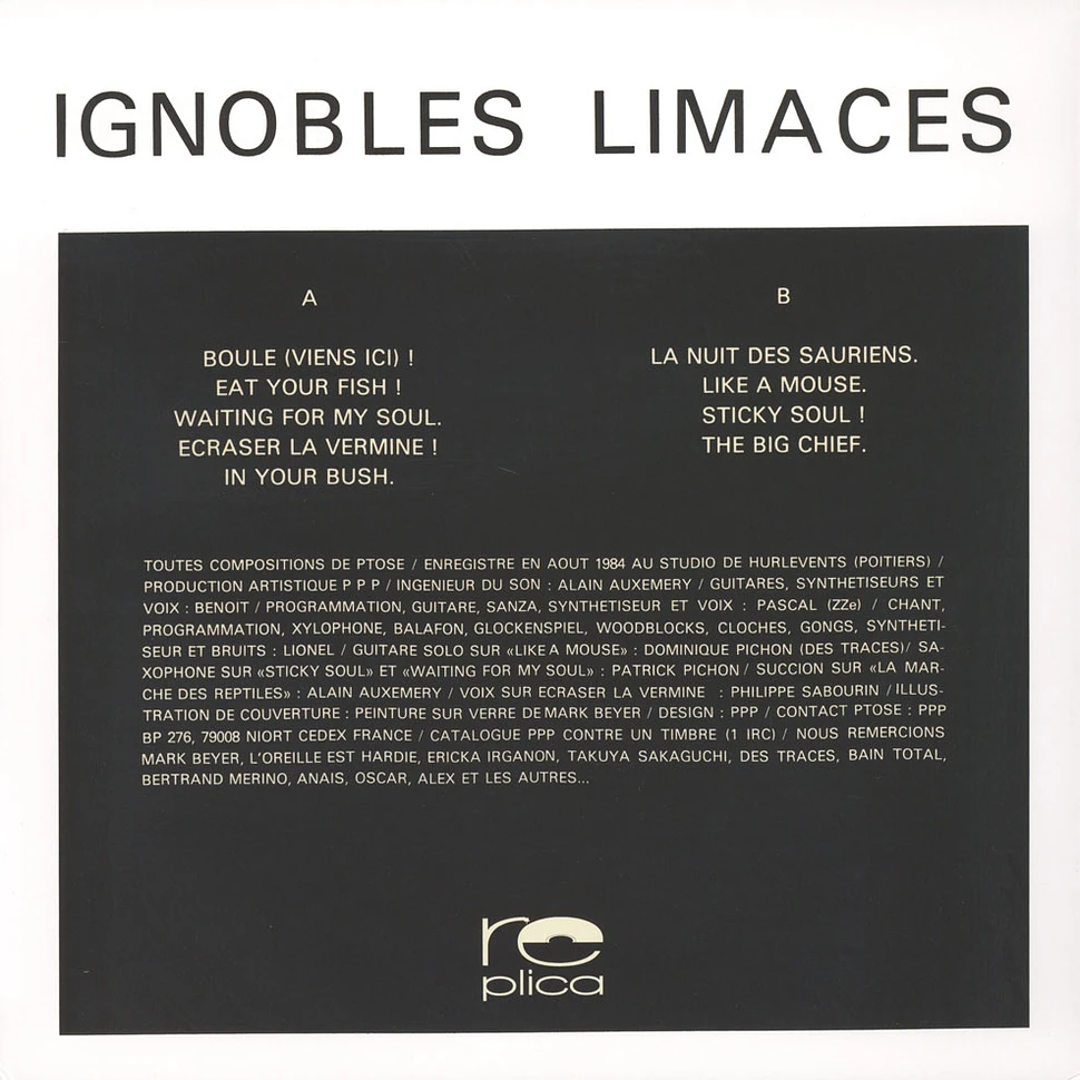 Ptose - Ignobles Limaces