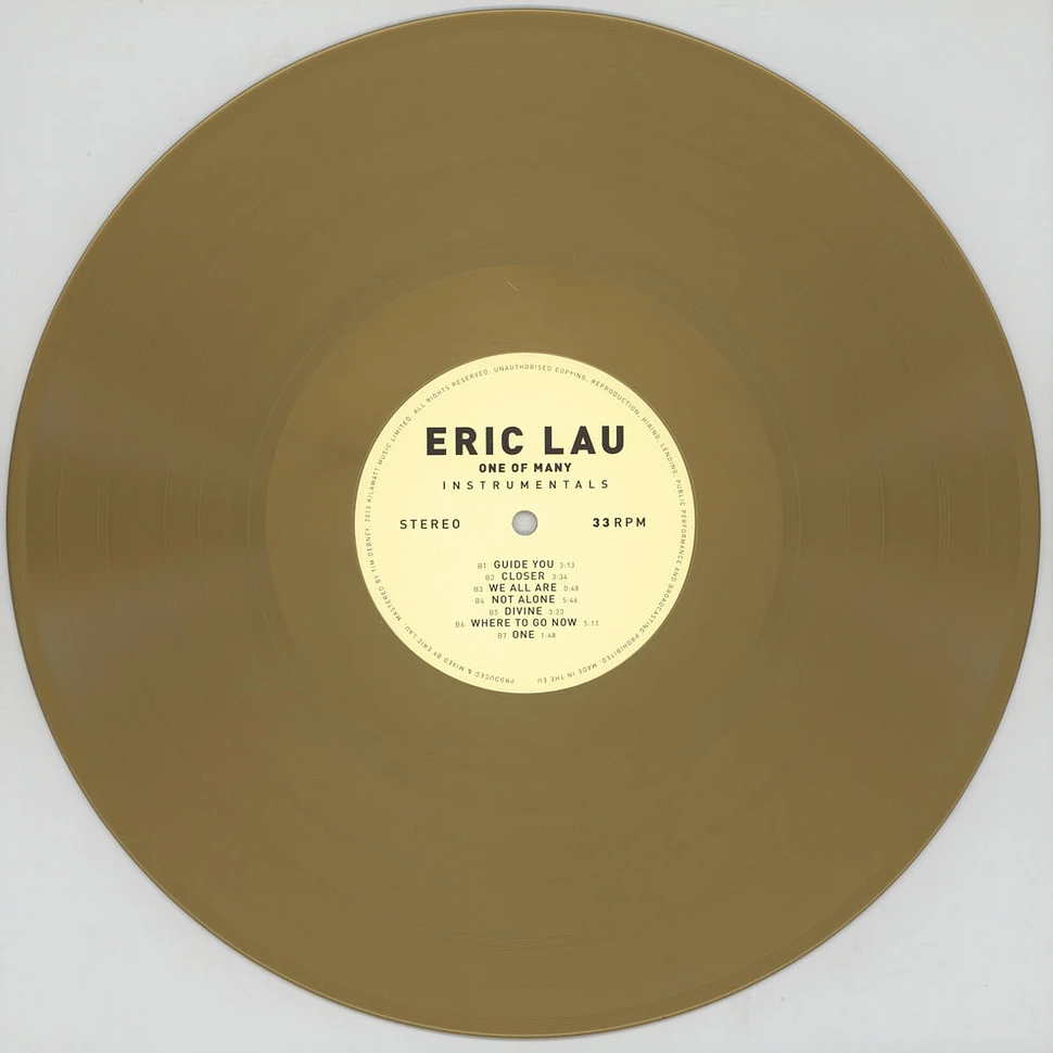 Eric Lau - One Of Many Instrumentals Gold Vinyl Edition