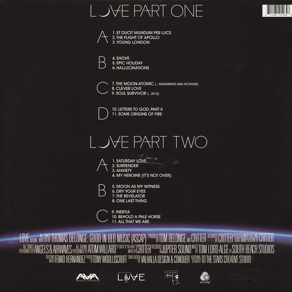 Angels & Airwaves - Love Album Parts One & Two Pink Vinyl Version