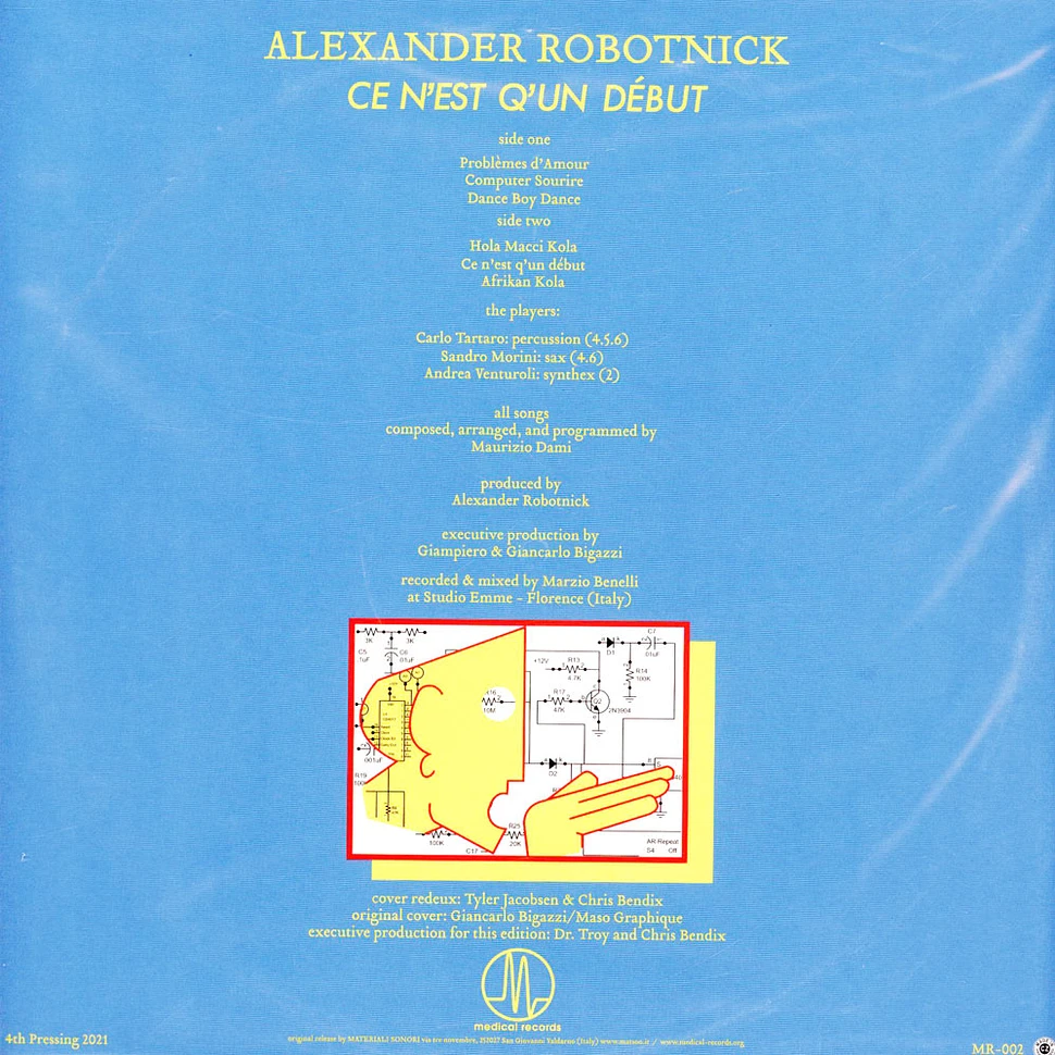 Alexander Robotnick - Ce N'est Q'un Debut