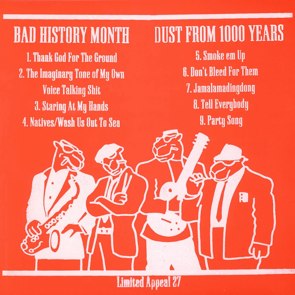 Bad History Month / Dust From 1000 Years - Famous Cigarettes Split