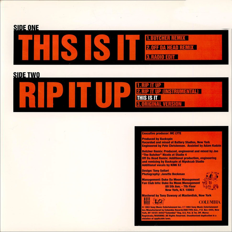 Lin Que - This Is It / Rip It Up